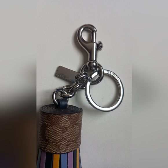 Coach Multicolor Tassel Keychain - Picture 2 of 5